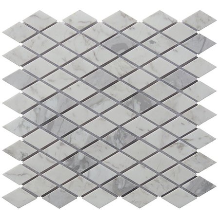 INTREND TILE Carrara Stone Diamond Mosaic NS020A